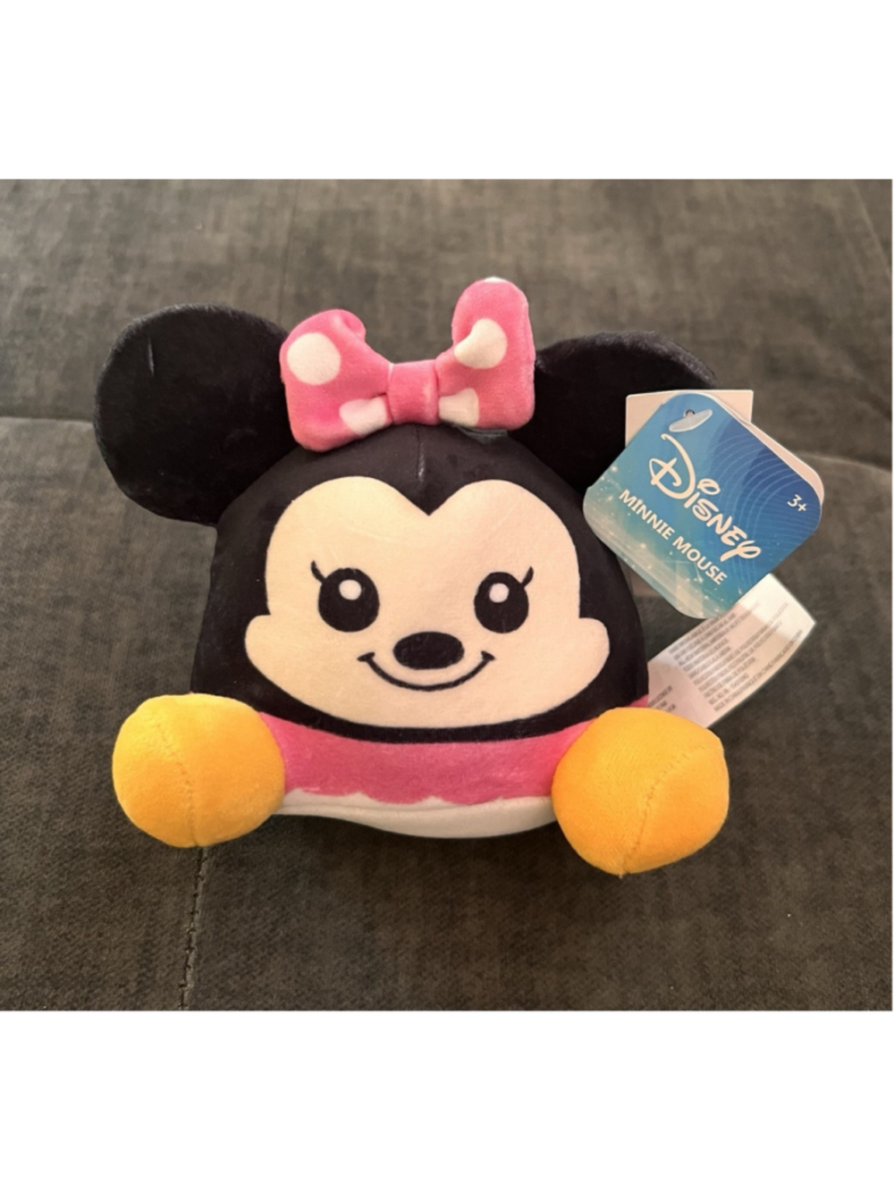 Disney Classics Minnie Mouse Weighted Small Plush, 5-inch Toy by Just Play